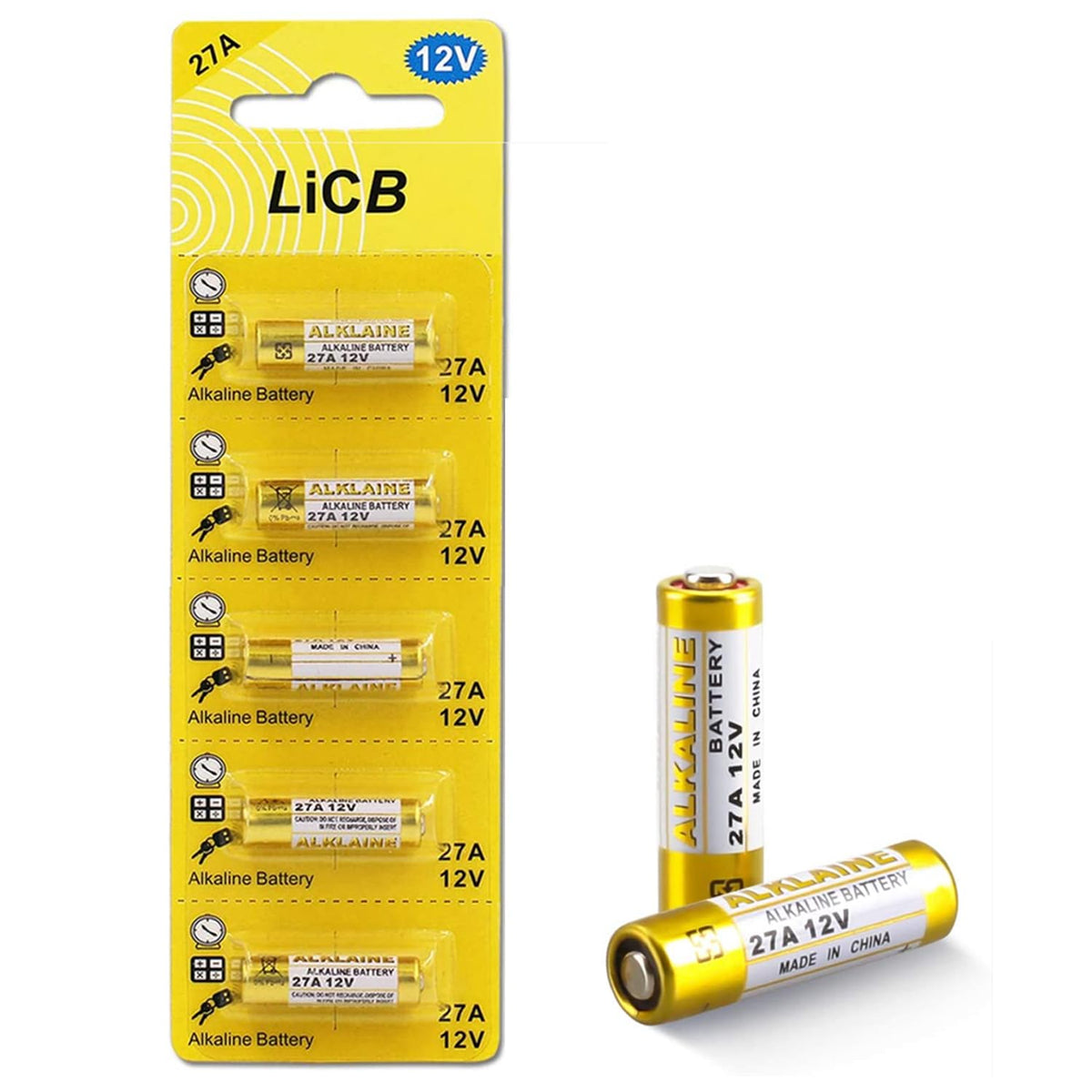 Discover the LiCB 27A 12V Alkaline Battery, a premium import from Curat Cart, ideal for reliable performance and longevity.