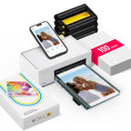 Discover the premium imported Liene M100 Photo Printer with easy connectivity and 100 photo prints included, available at Curat Cart.