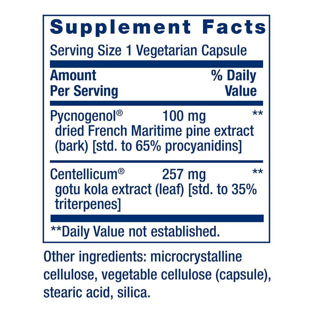 Detailed supplement facts for Life Extension Arterial Protect in official packaging, showcasing high-quality ingredients. Available at Curat Cart.