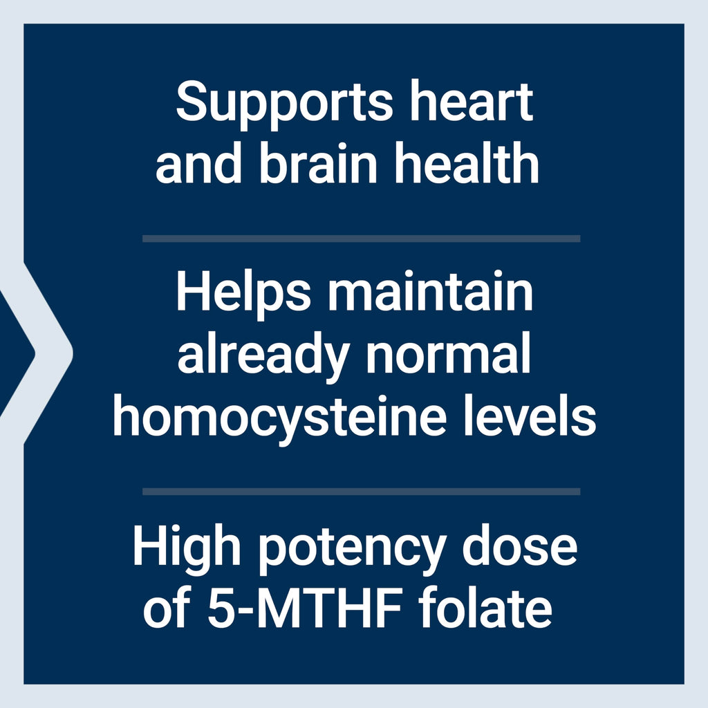 Life Extension Optimized Folate supports heart and brain health, exclusively at Curat Cart. High potency for optimal homocysteine levels.