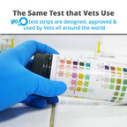 life2O Cat & Dog Urine Test Strips ensure vet-approved accuracy. Perfect for pet health monitoring, available at Curat Cart.