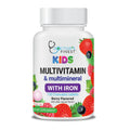 Lifeable Kids Multivitamin Chewable Tablets, premium imported berry-flavored dietary supplement from Curat Cart, packed with essential minerals.