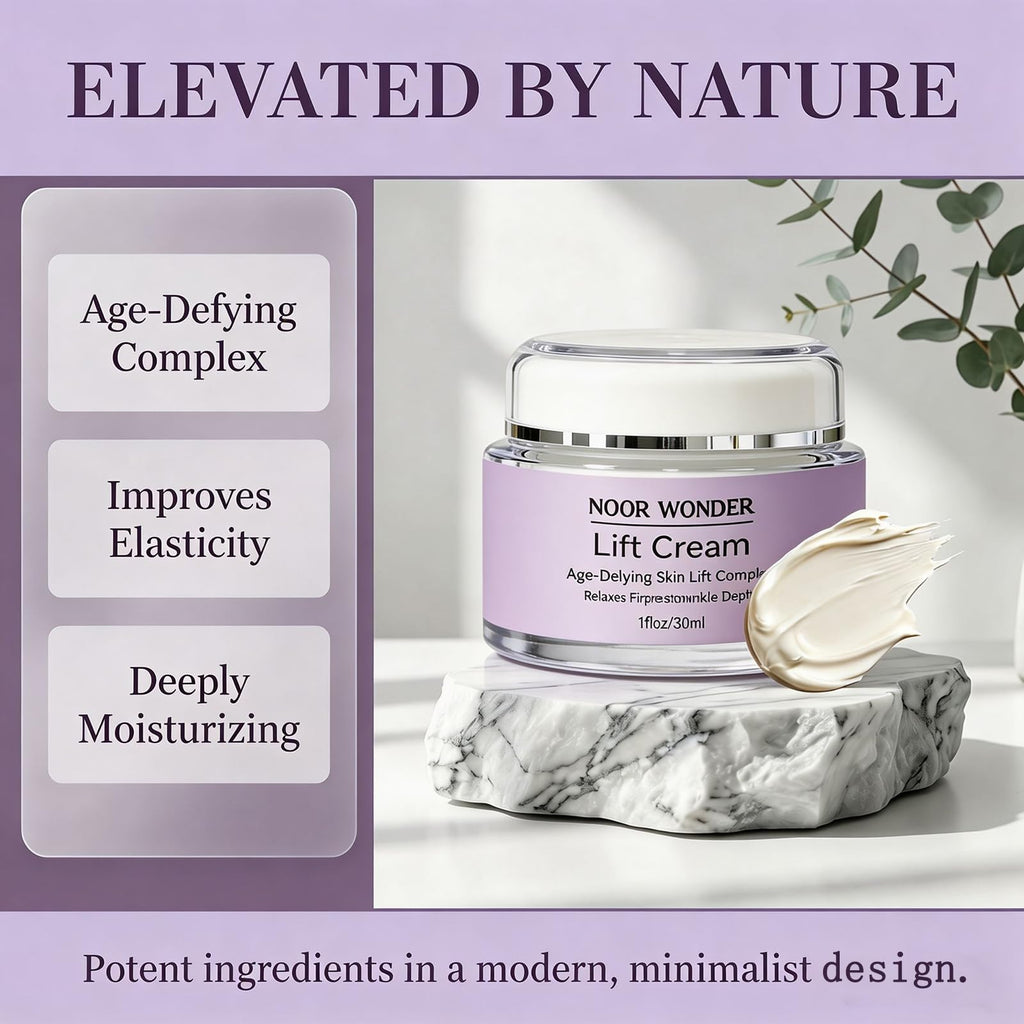 Noor Wonderlift Cream for Women enhances elasticity and deeply moisturizes. Perfect for daily use. Available at Curat Cart.