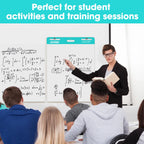 Premium imported Lined Sticky Easel Pad enhances presentations, perfect for student activities. Available at Curat Cart.