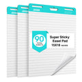 Discover the premium imported Lined Sticky Easel Pad, perfect for notes and presentations. Available at Curat Cart.
