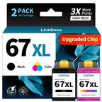 Premium imported LinkDocs Ink Cartridges Combo Pack offers high yield with upgraded chip. Available at Curat Cart.