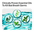 Listerine Ultraclean Mouthwash features clinically proven essential oils to eliminate bad breath germs, 100% Authentic, available in India at Curat Cart.