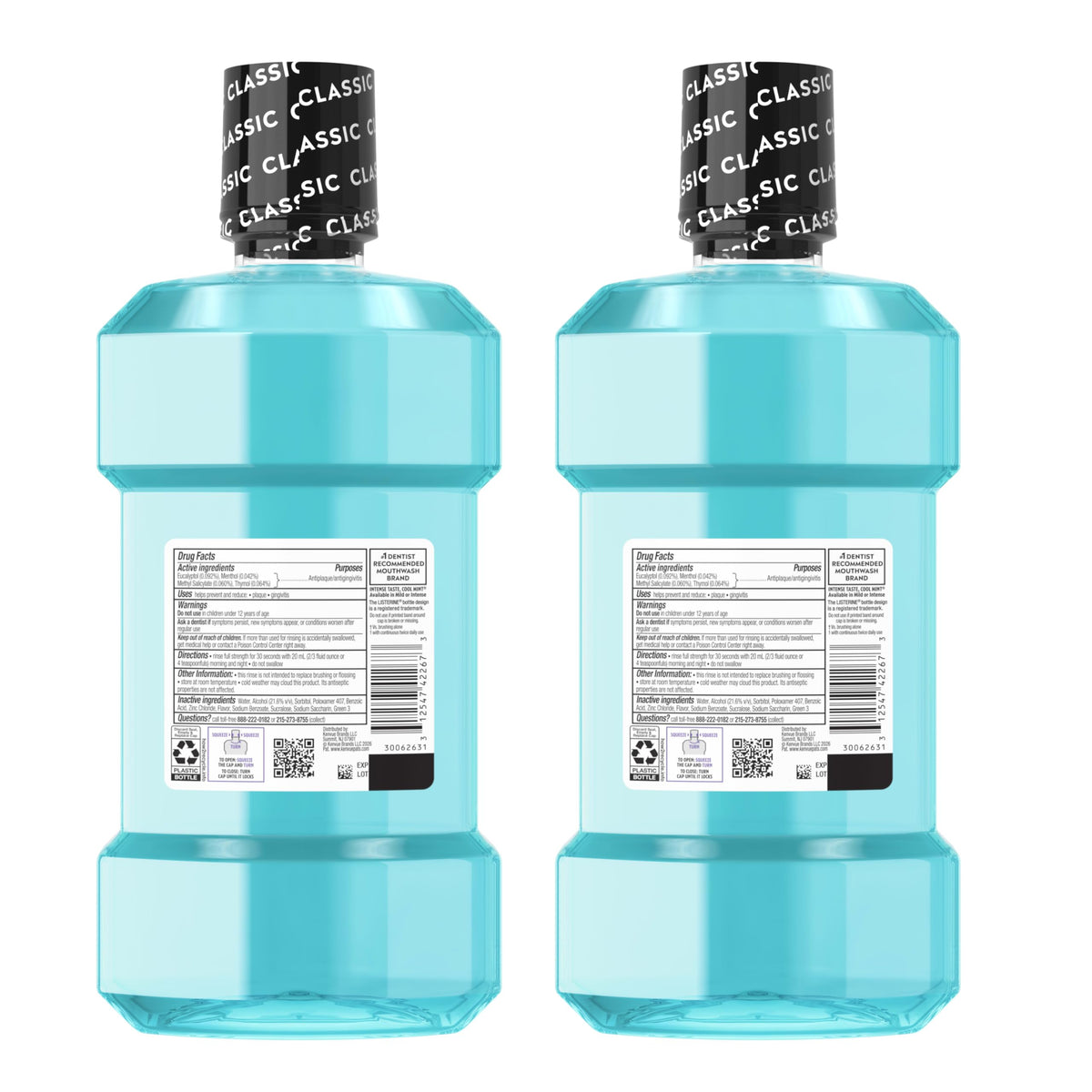 Listerine Ultraclean Mouthwash in high-quality retail packaging, available at Curat Cart for superior oral care.