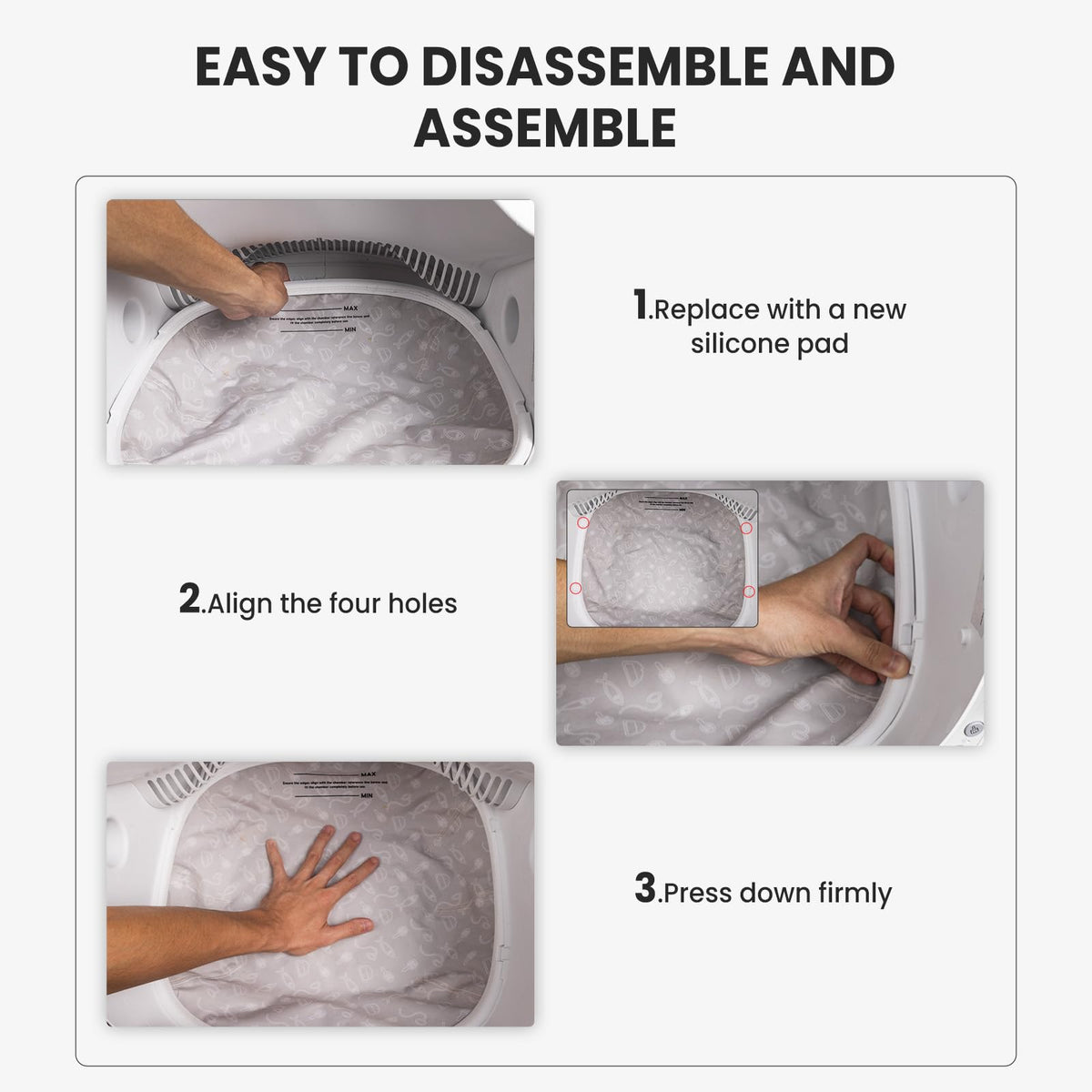 Effortlessly upgrade your cat care routine with the AutoScooper Self Cleaning Cat Litter Pad from Curat Cart. Easy to assemble and disassemble.