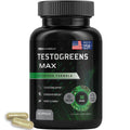 TestoGreens Max Men's Greens Supplement offers premium imported formula for testosterone support and energy, available at Curat Cart.