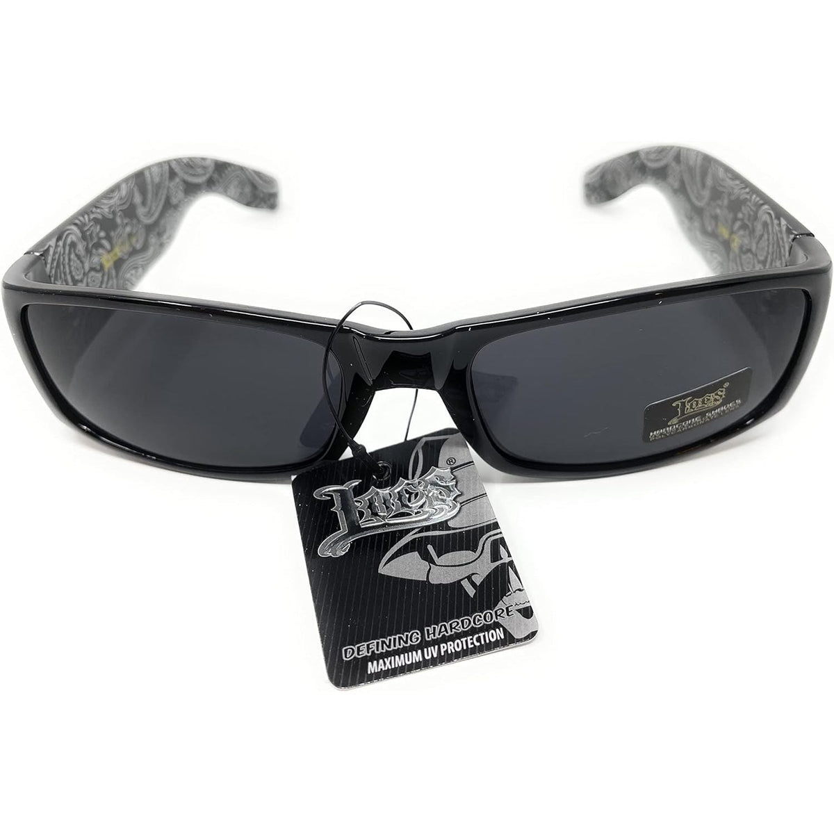 Premium imported Locs Hardcore Wrap Around Sunglasses offer maximum UV protection for ultimate style and safety.
