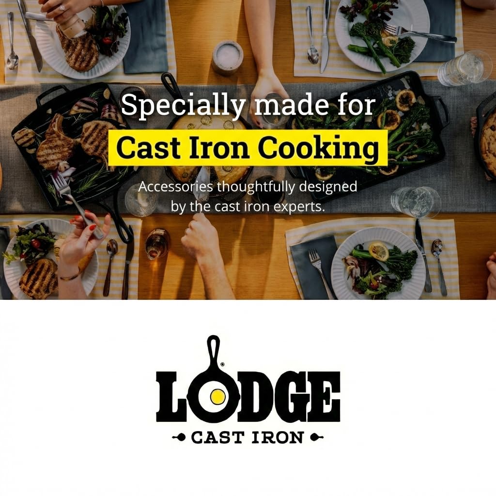 Discover the premium imported Lodge Chainmail Scrubbing Pad, designed for effortless cleaning of cast iron cookware. Available at Curat Cart.