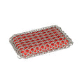 Premium imported Lodge Chainmail Scrubbing Pad, perfect for tough cleaning tasks. Available at Curat Cart.