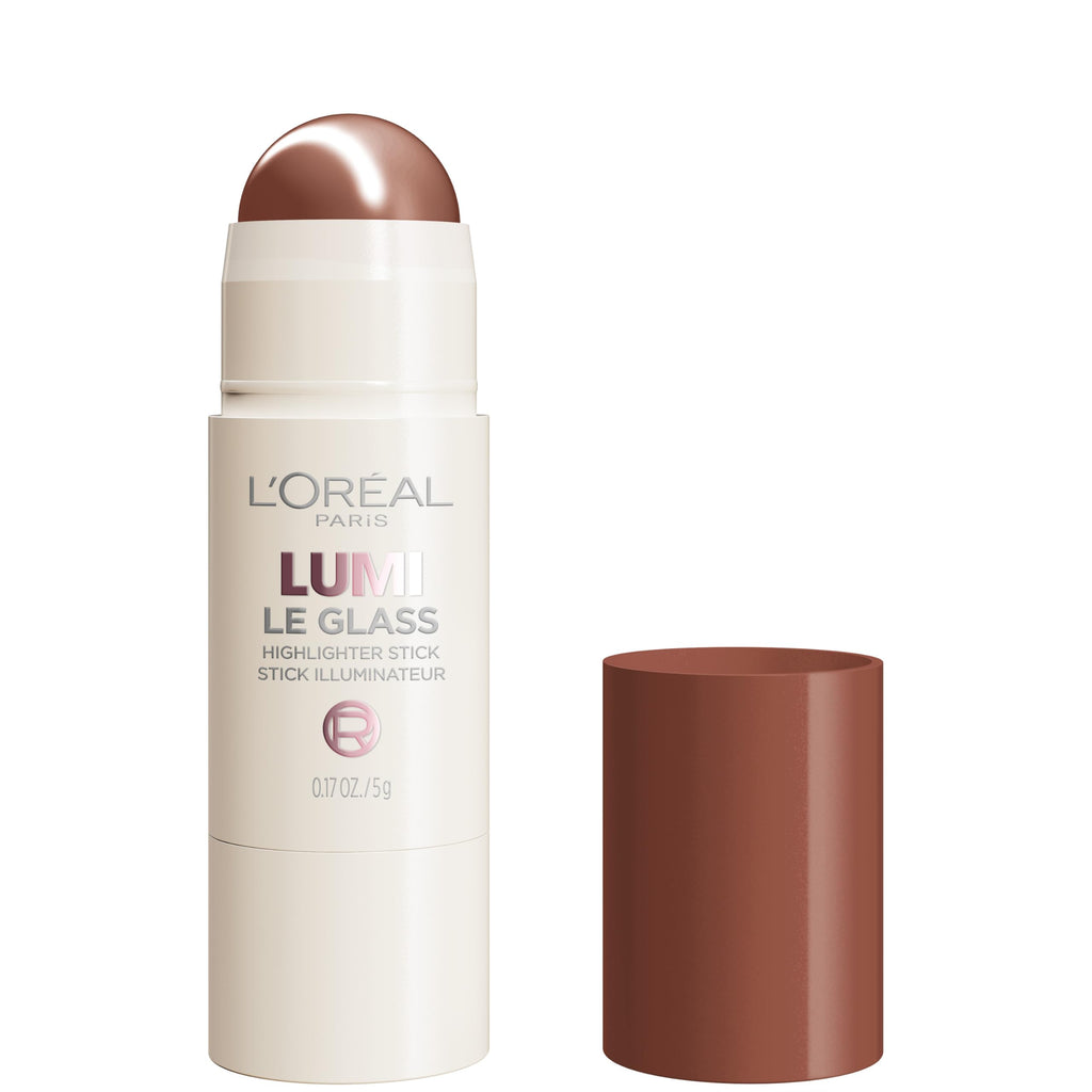 L'Oreal Paris True Match Lumi Le Glass Highlighter Stick in a sleek design, perfect for glowing skin. Verified by CuratCart.
