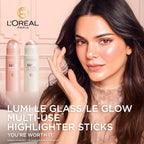 Enhance your radiance with L'Oreal Paris Lumi Le Glass Highlighter Sticks. Trusted by CuratCart for quality.