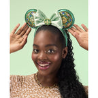 Colorful Loungefly headband features stained glass design, perfect for Disney fans. Verified by CuratCart for quality.