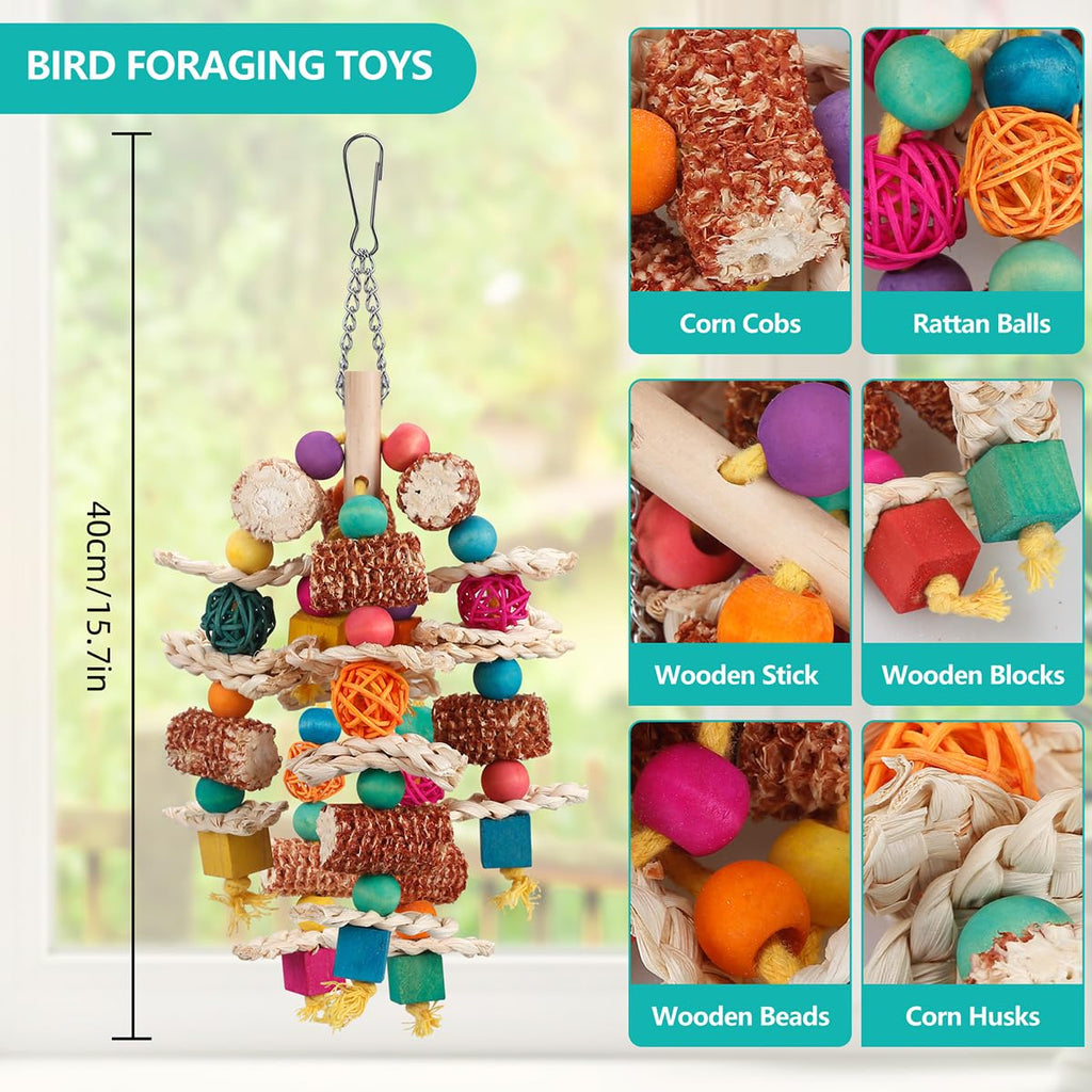 Discover lovyoCoCo Parrot Toys, a premium imported bird foraging toy from Curat Cart, designed to keep your parrot engaged and happy.