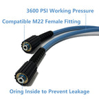 LULUW High Pressure Washer Hose offers 3600 PSI working pressure and M22 compatibility. 100% Authentic, available at Curat Cart.