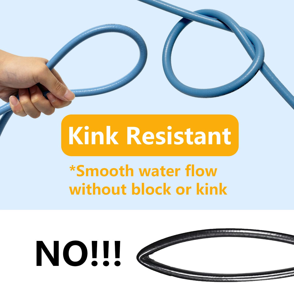 LULUW High Pressure Washer Hose features kink-resistant design for smooth water flow, ensuring no block or kink. Available at Curat Cart.