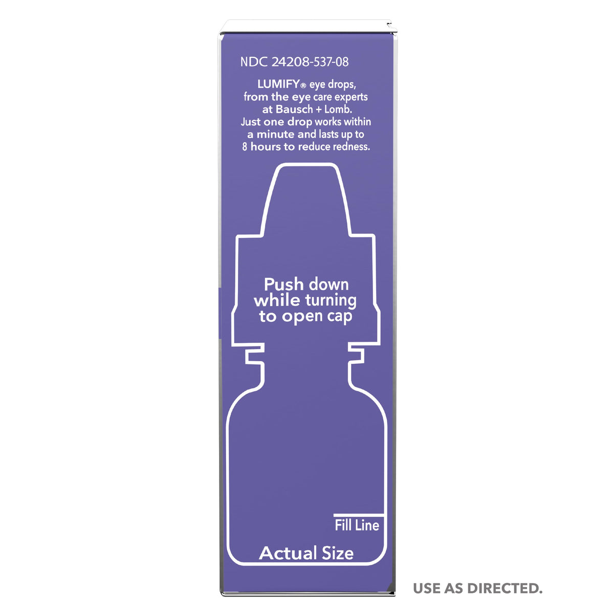 Lumify Redness Relief Eye Drops offer quick relief for eye redness. Perfect for daily use, available at Curat Cart.