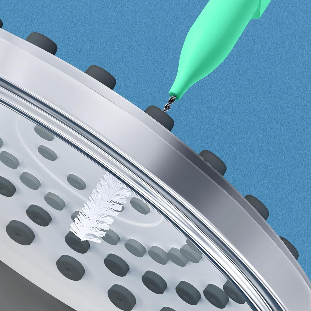 Enhance your cleaning routine with the Lumkew Shower Head Cleaner Tool, ideal for removing mineral buildup. Available at Curat Cart.