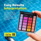 Discover easy results interpretation with the Lupo Pool Test Kit, exclusively curated by Curat Cart for precise water quality testing.