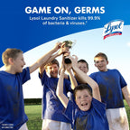 Lysol Laundry Sanitizer, a premium import, effectively kills 99.9% of bacteria and viruses, available at Curat Cart.