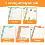 Premium imported Grooved Handwriting Practice Books featuring engaging activities for kids, available at Curat Cart.