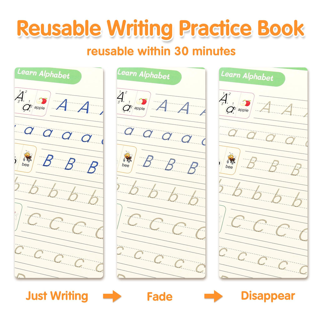 Discover the Grooved Handwriting Practice Books, specially curated by Curat Cart for effective learning. Perfect for children in India.