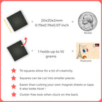 Magnefic Magnetic Squares in official packaging, perfect for creative projects. Available at Curat Cart for easy use.