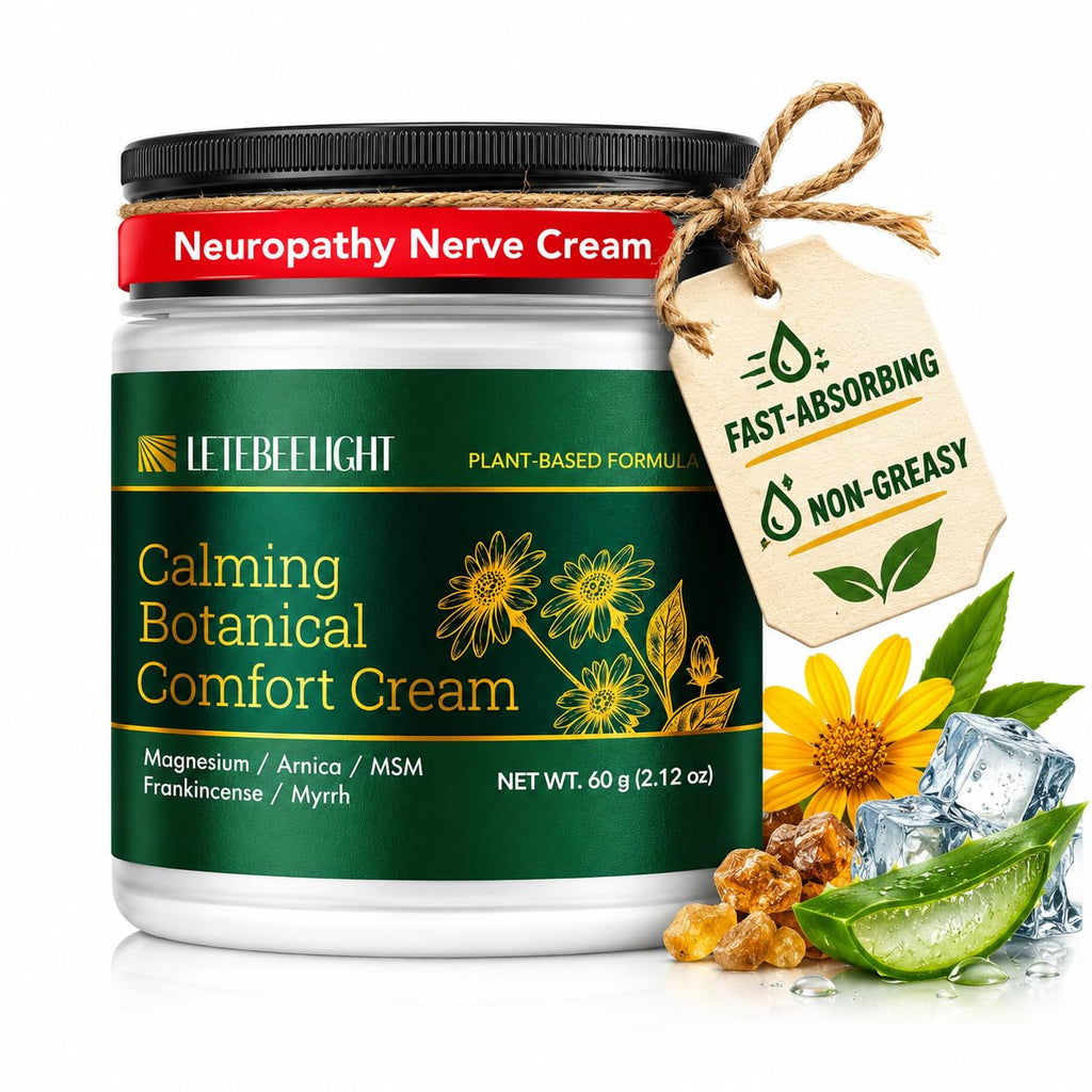 Experience relief with our Magnesium Cream for Neuropathy, a premium import from Curat Cart, fast-absorbing and non-greasy.