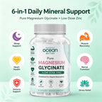 Pure Magnesium Glycinate with Low Dose Zinc in high-quality, official packaging for optimal mineral support. Available at Curat Cart.