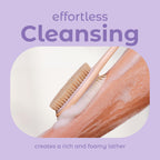MainBasics Back Scrubber Shower Brush, L creates a rich, foamy lather for effortless cleansing. Verified by CuratCart.
