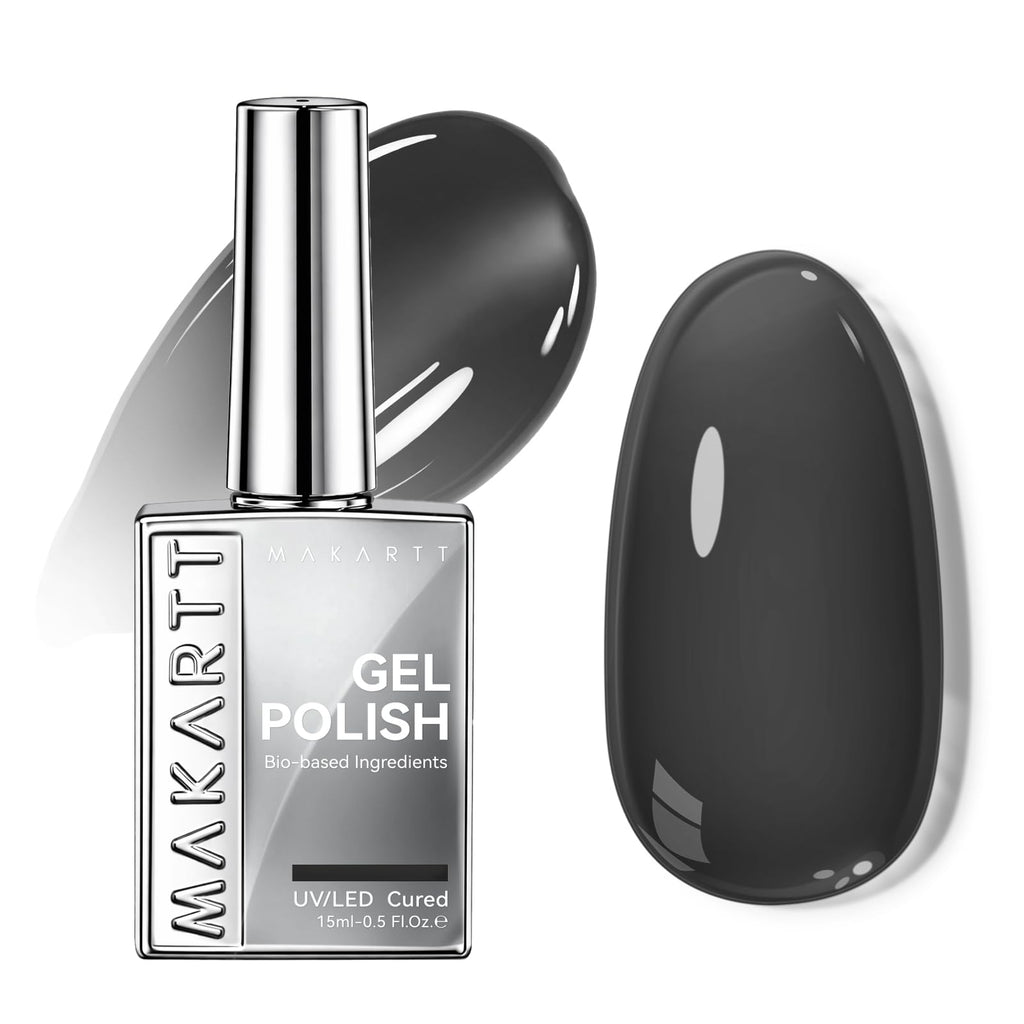 Makartt Milky Pink Gel Nail Polish, 15ML of 100% genuine, bio-based UV/LED cured formula for long-lasting color.