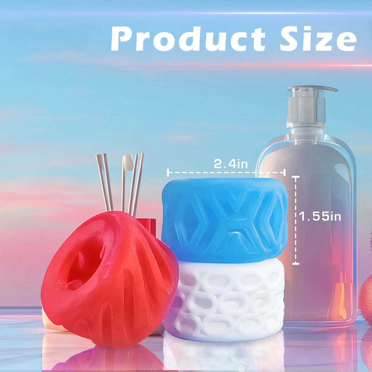 Discover the Male Masturbator Pocket Pussy Stroker with high-quality finish and precise size measurements, available at Curat Cart.