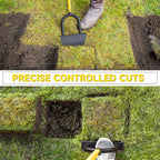 Achieve precise controlled cuts with the Manual Edger Lawn Tool, specially curated by Curat Cart for your gardening needs.
