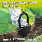 The Manual Edger Lawn Tool from Curat Cart features a high-quality finish for precise lawn edging. Perfect for clean, sharp edges.