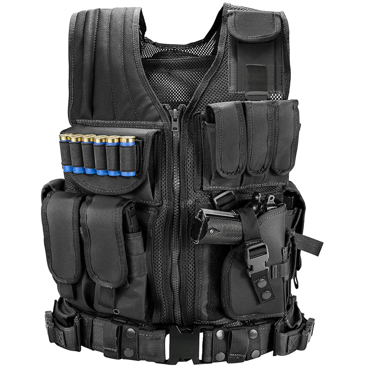100% Genuine Marmot Tactical Vest featuring multiple pockets and adjustable straps for authentic outdoor adventures.