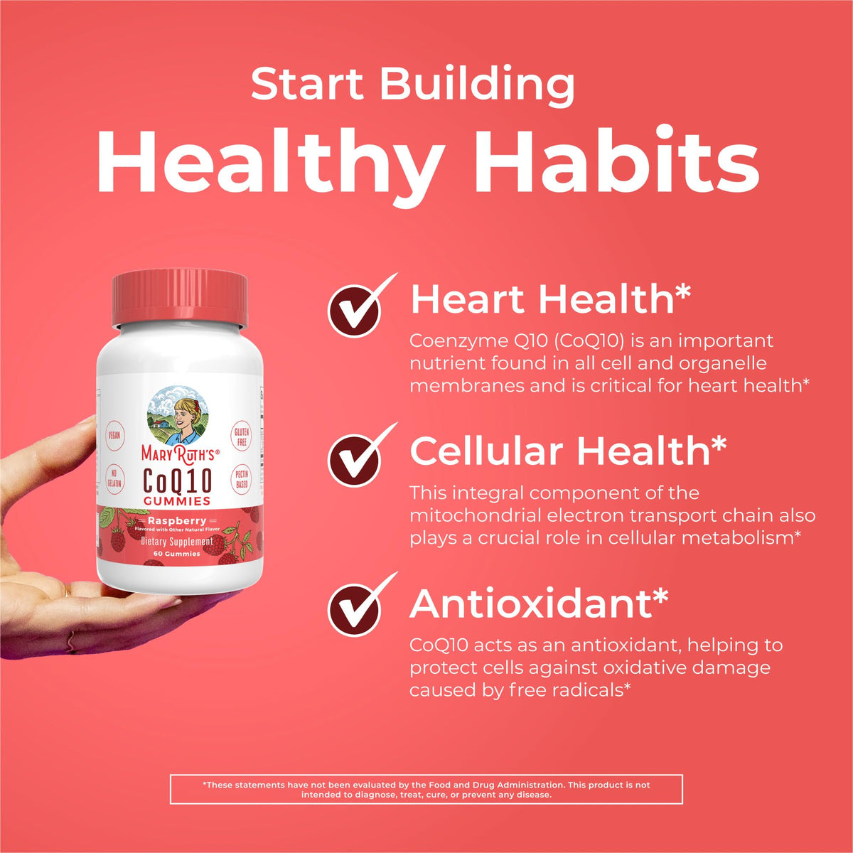 MaryRuth Organics CoQ10 Gummies offer premium imported support for heart, cellular health, and antioxidants. Available at Curat Cart.