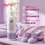 MaryRuth's Prenatal Postnatal Multivitamin offers 360 mcg of Vitamin A, 15 mcg of Vitamin D, and 600 mcg DFE of Folate. 100% Authentic, available in India at Curat Cart.