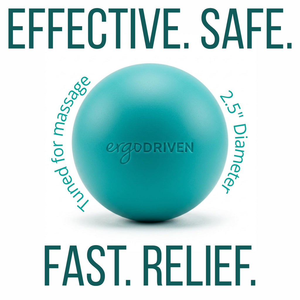Discover effective myofascial release with this 2.5" diameter massage ball, perfect for daily use. Available at Curat Cart.