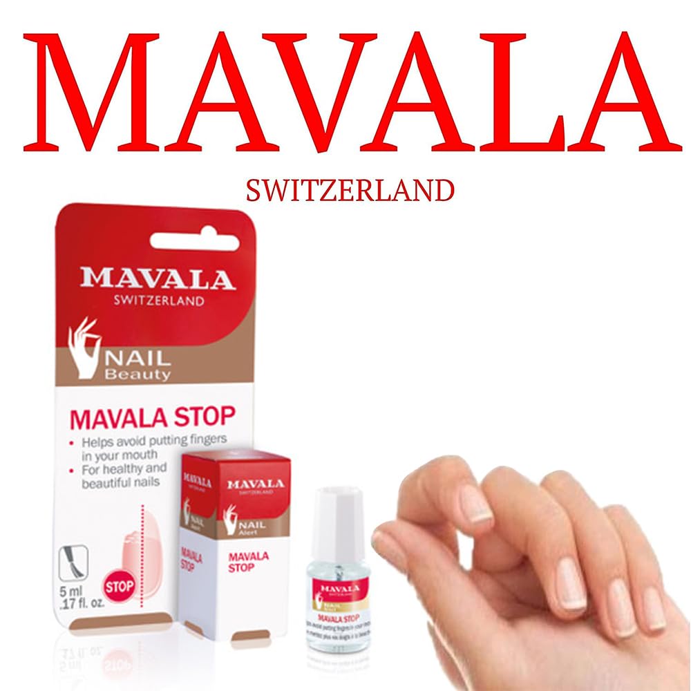 Mavala Stop Nail Polish Treatment available in India. Order online for healthier nails and to stop nail biting.