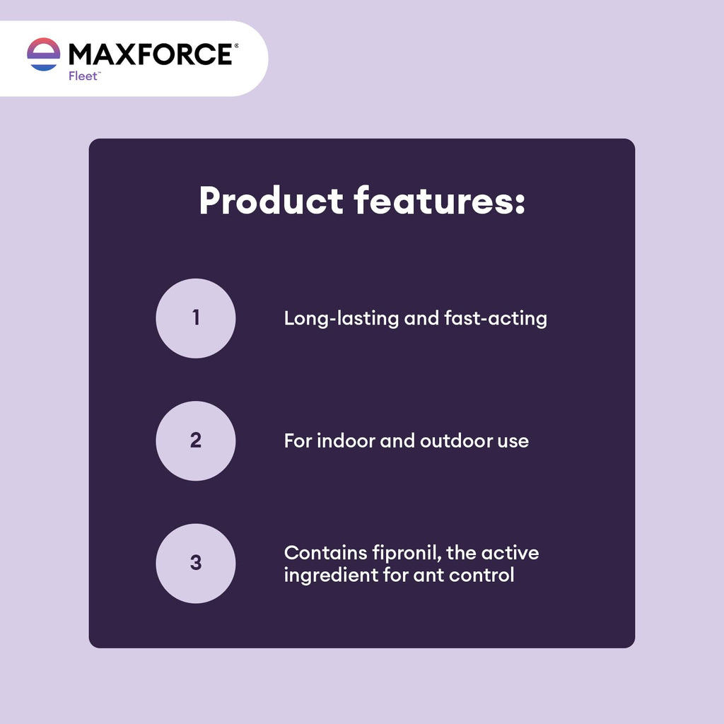 Maxforce Ant Bait Gel offers long-lasting, fast-acting ant control with fipronil. 100% Authentic, available at Curat Cart in India.