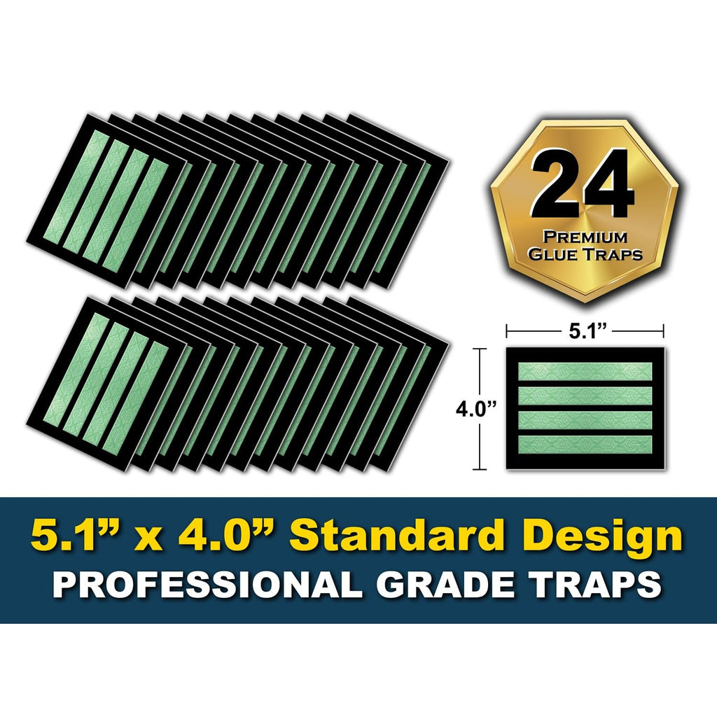 MaxGuard MaxGrip Glue Traps in official packaging, featuring 24 premium professional grade traps for effective pest control. Available at Curat Cart.