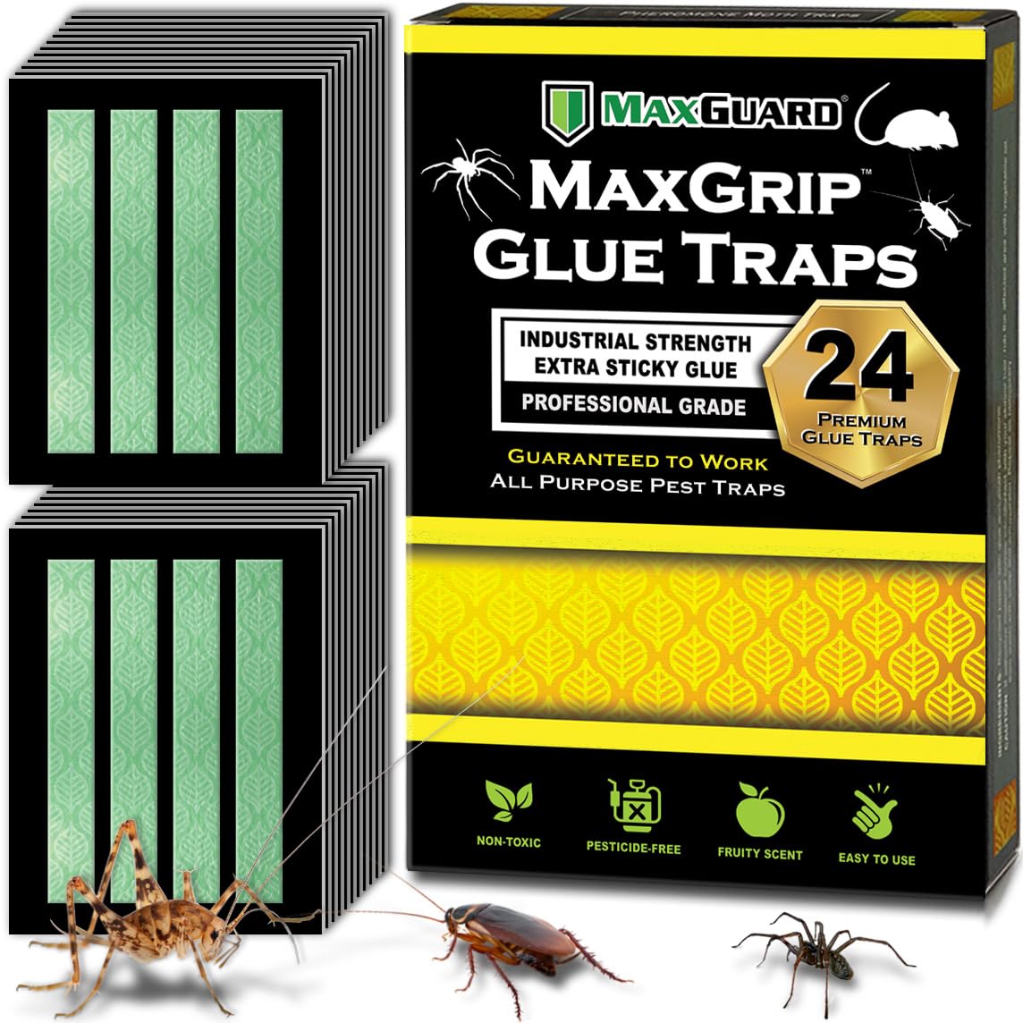MaxGuard MaxGrip Glue Traps offer premium imported pest control with industrial strength. Available at Curat Cart.