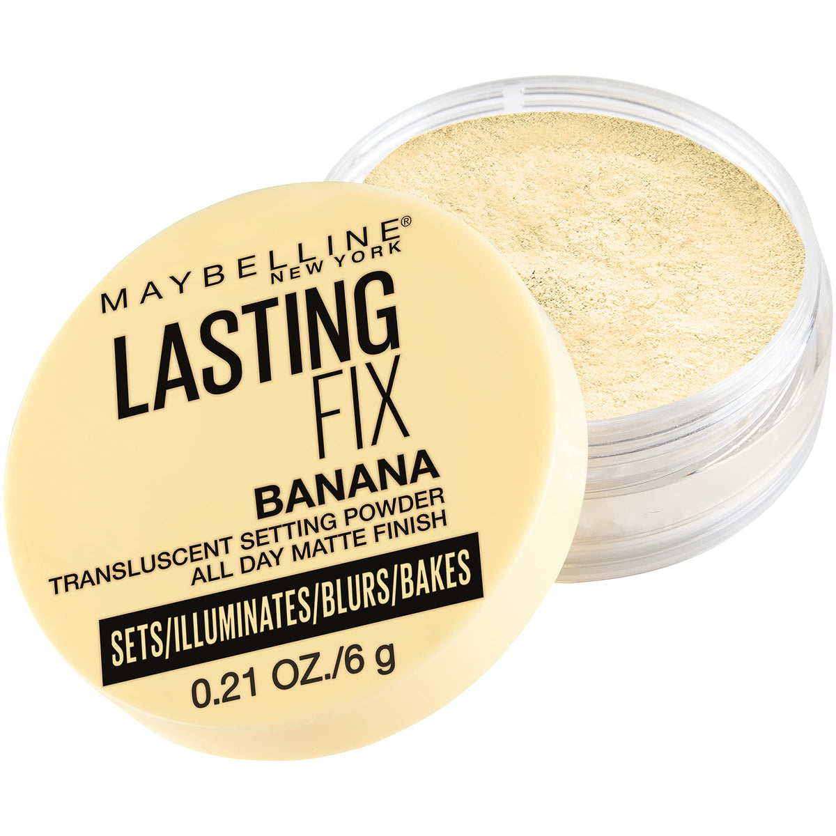 Discover Maybelline Banana Powder Setting Powder, a premium import for a flawless matte finish. Available at Curat Cart.