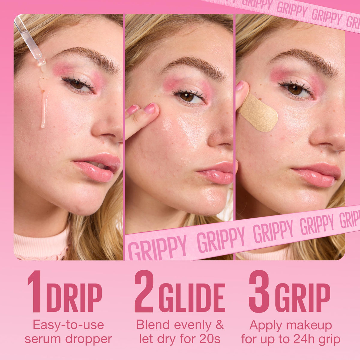 Experience Maybelline Grippy Serum Primer for perfect makeup grip. Verified by CuratCart for trusted quality.