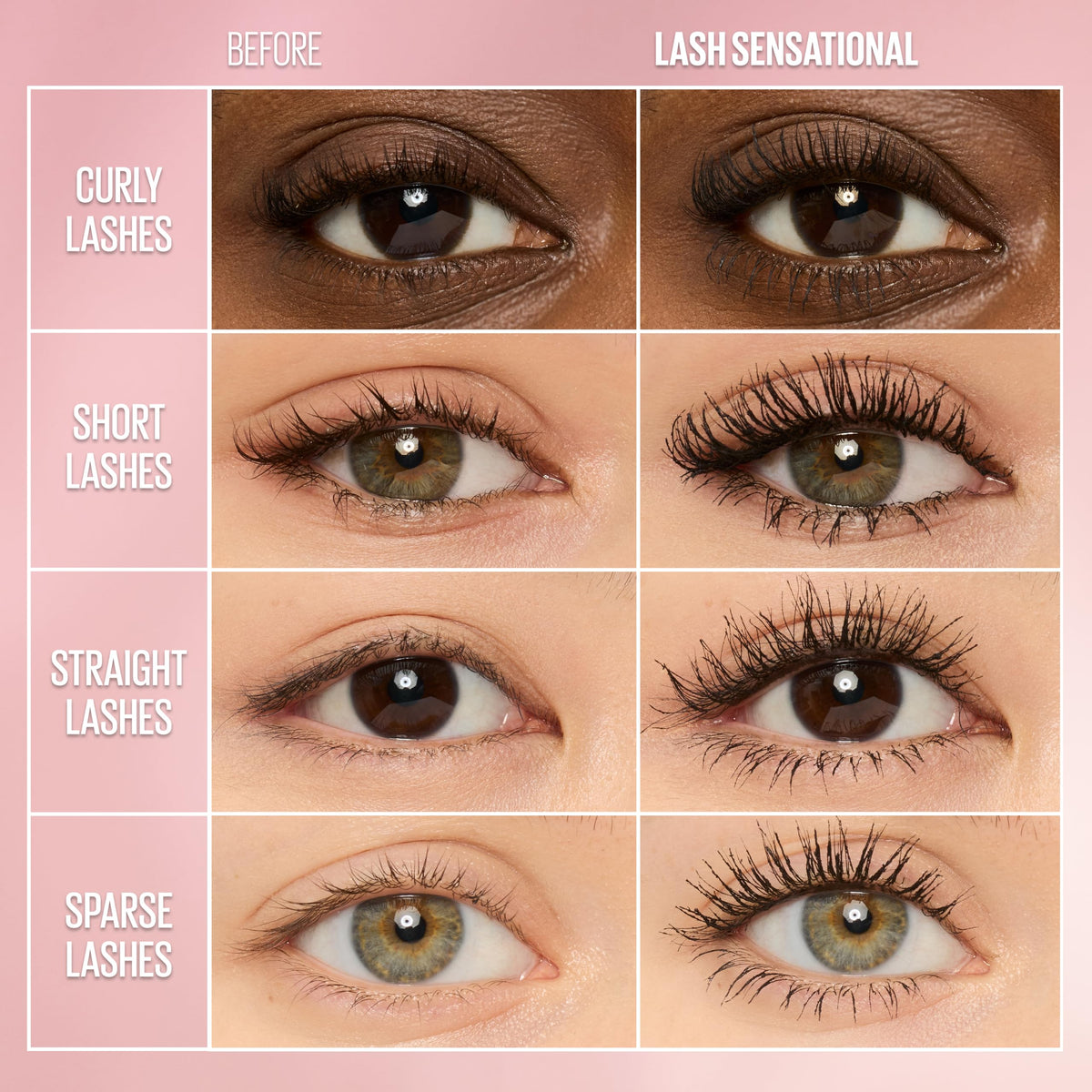 Transform your lashes with Maybelline Lash Sensational Mascara, a global favorite for stunning volume and definition.