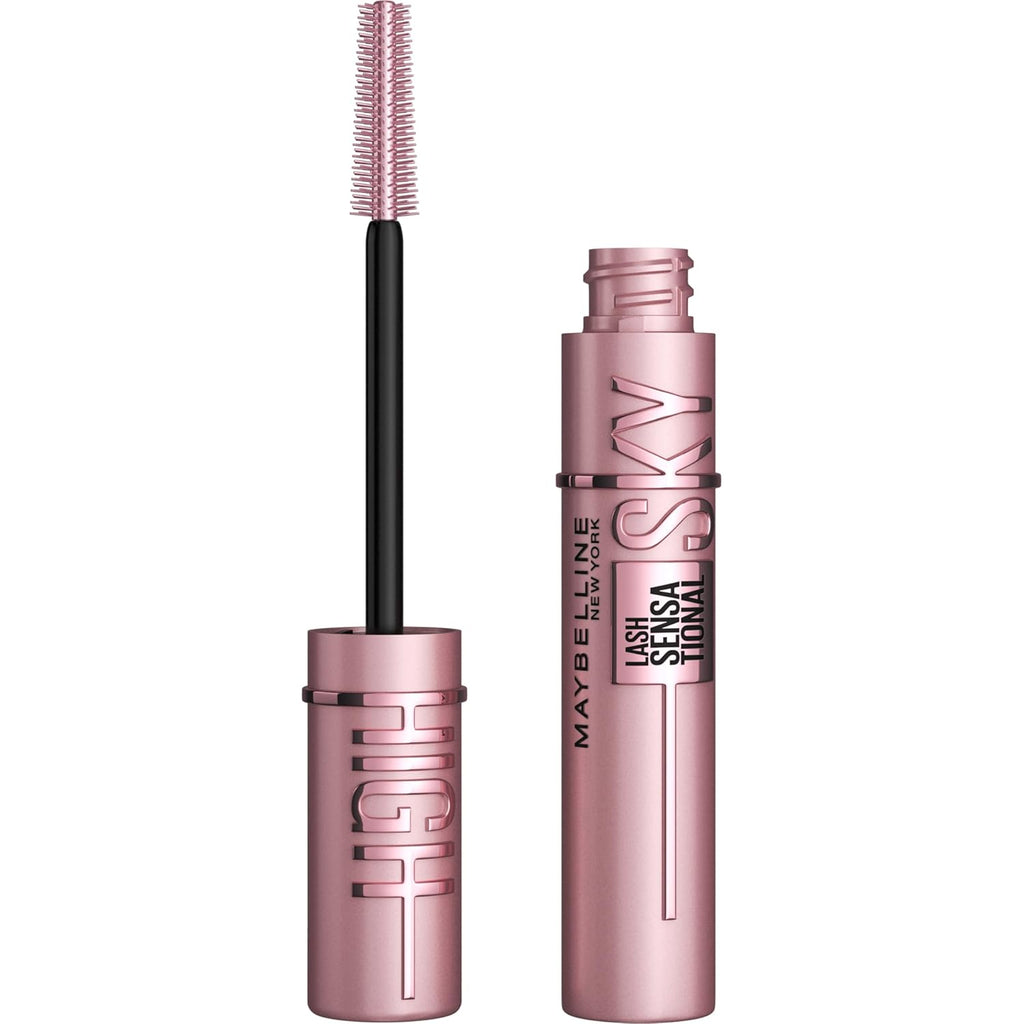 Maybelline Lash Sensational Mascara - Front Packaging & Bottle View | genuine imported stock available in India at Curat Cart