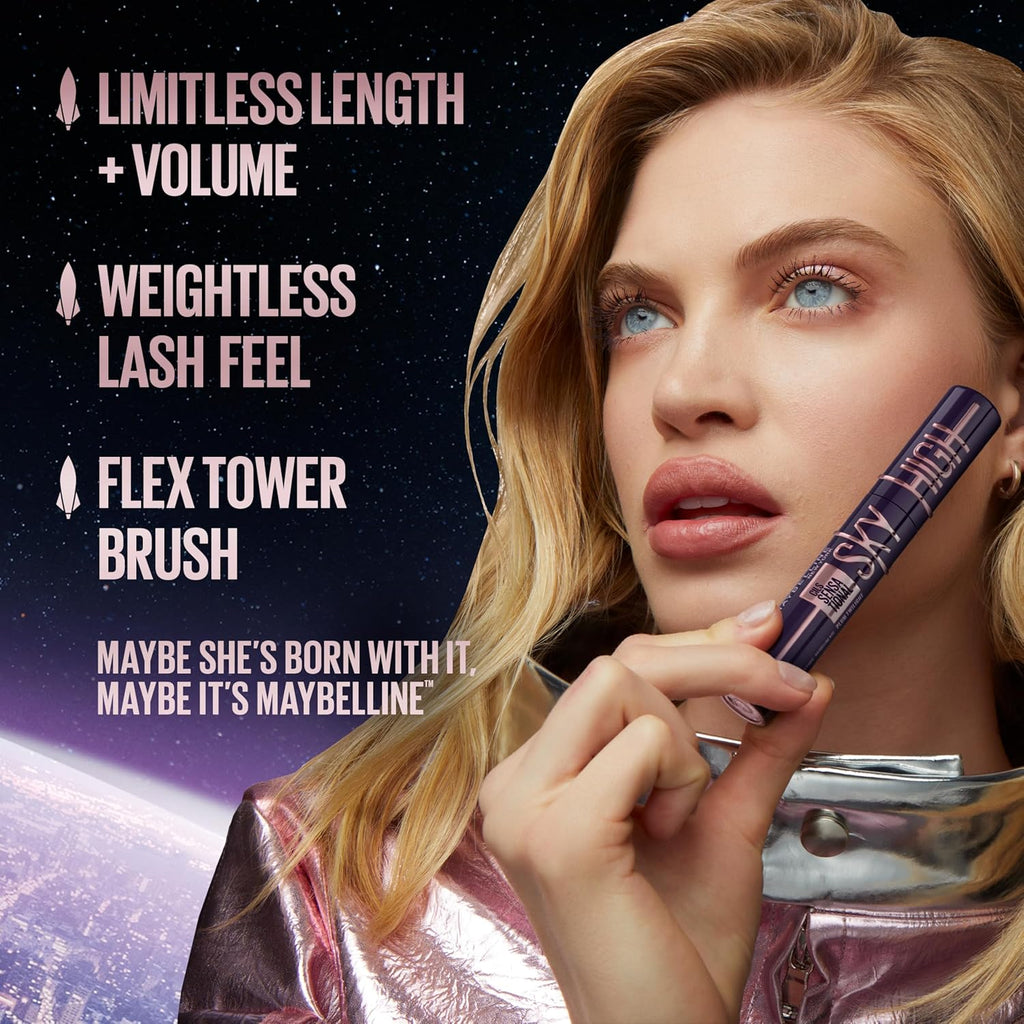 Maybelline Lash Sensational Mascara - Texture, Swatch & Consistency | fast dispatch across India from Curat Cart